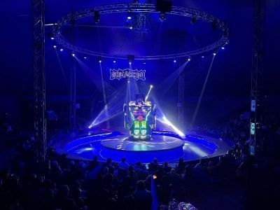Ιταλικό τσίρκο στην Αμμουδάρα Γαζίου